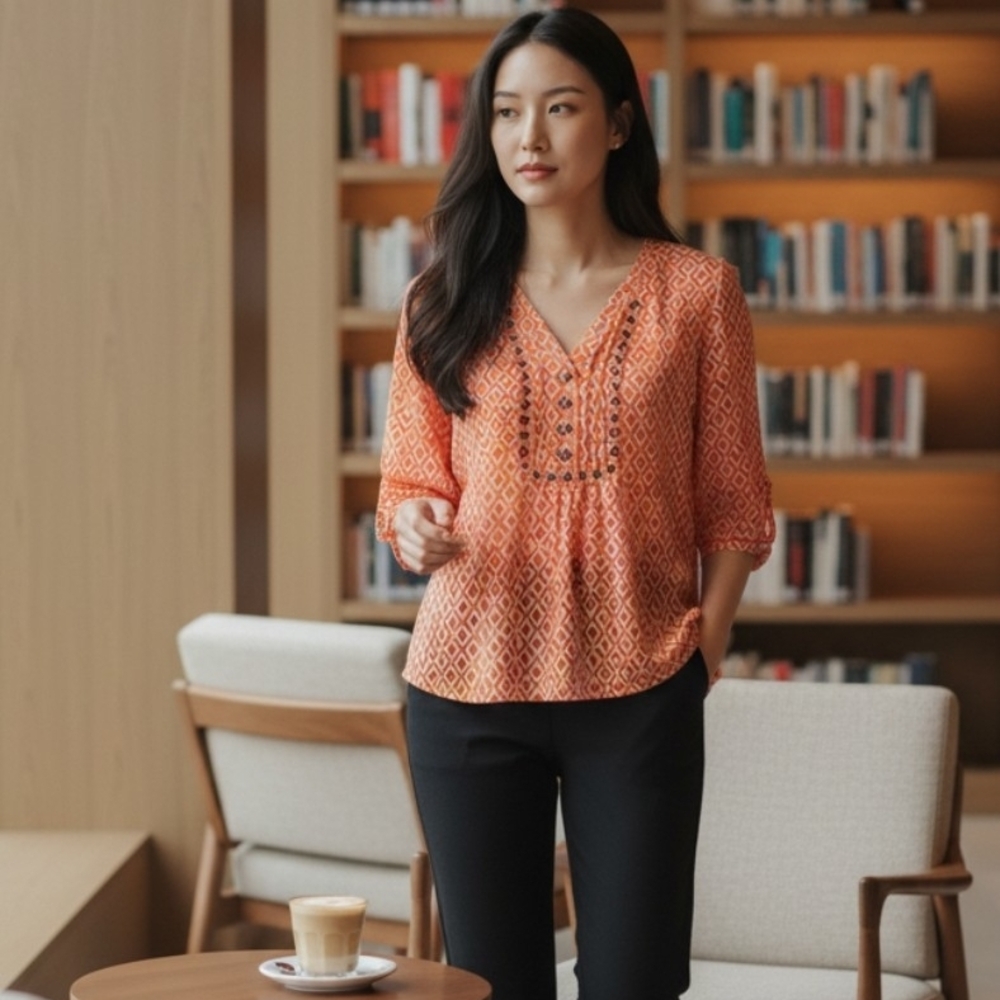 41 Hawthorn Moni Geo Print Blouse